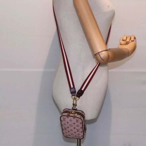 LOUIS VUITTON Monogram Mini Usu Digital Pouch Red M60001 LV Auth 89538 - Picture 3 of 16